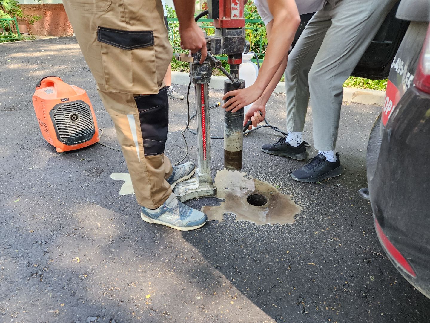 Чехов, дороги, проезды, проверка, экспертиза, мобильная лаборатория, комплексное благоустройство дворов, дворы,