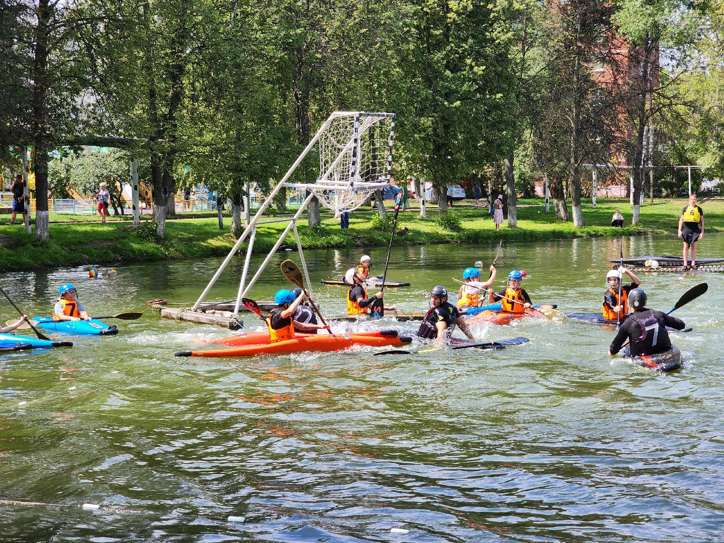 раменское, спорт, первенство по кануполо на озере Пионер,