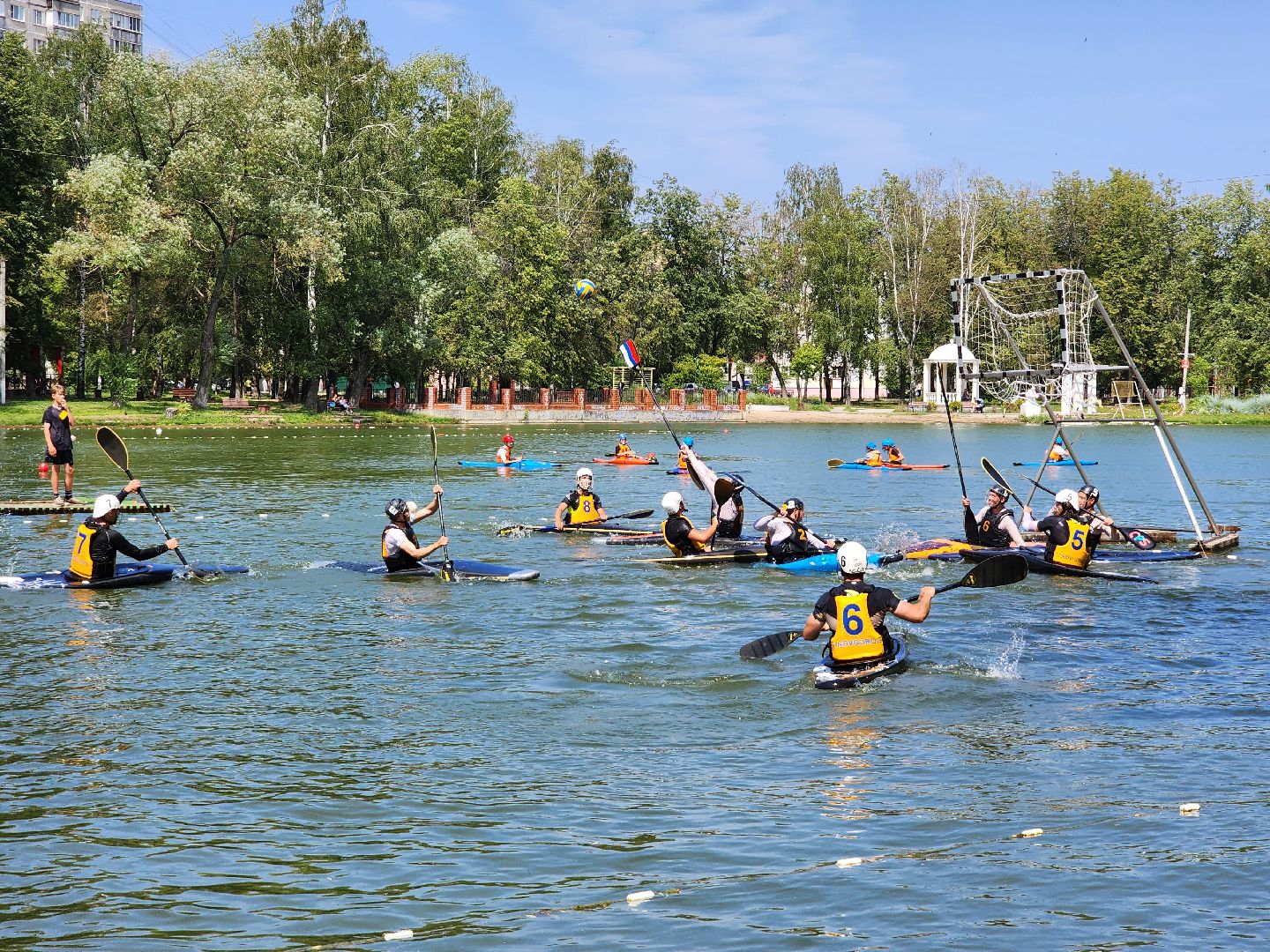 раменское, спорт, первенство по кануполо на озере Пионер,