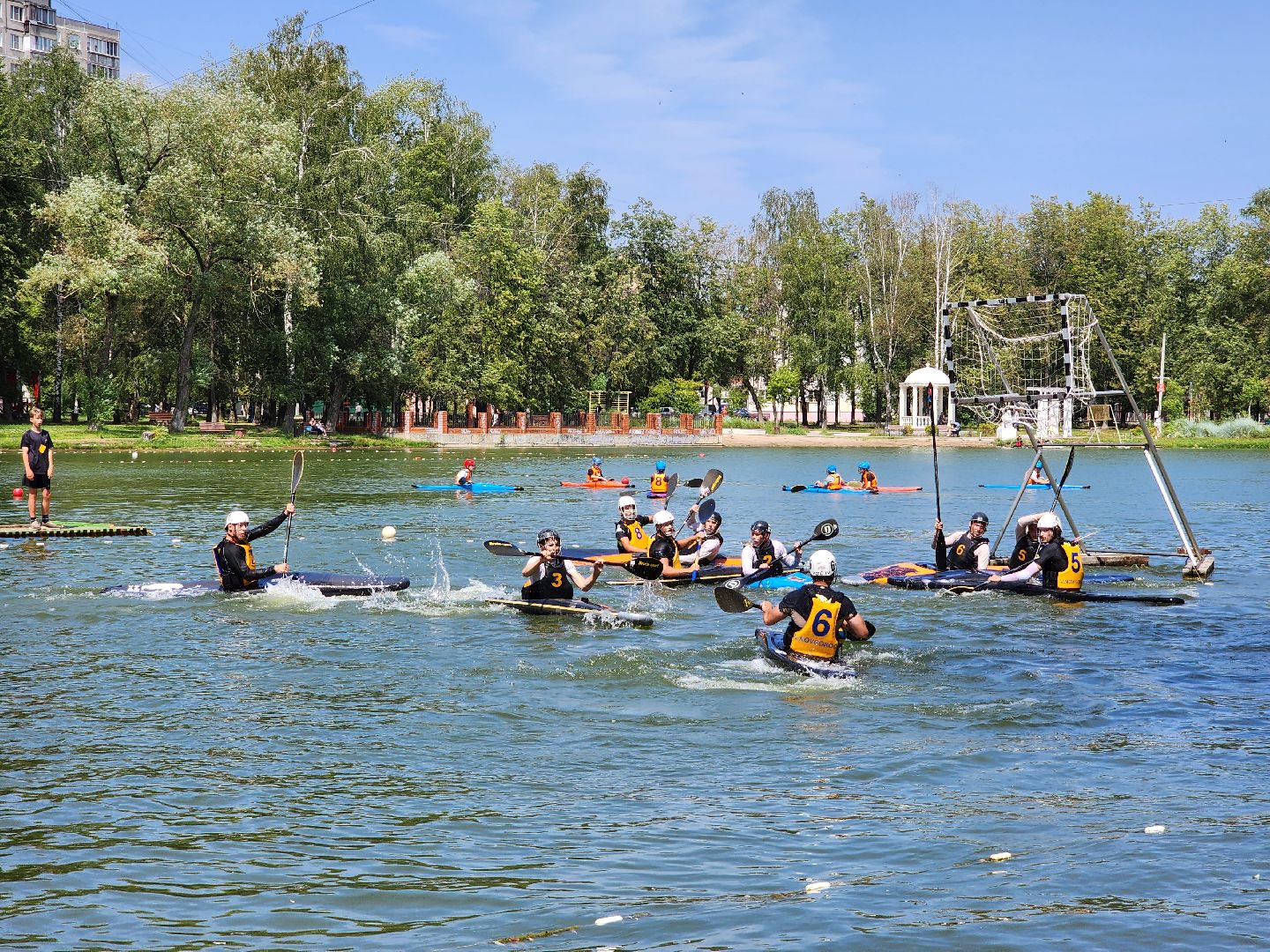 раменское, спорт, первенство по кануполо на озере Пионер,
