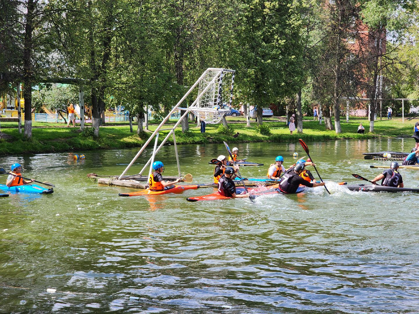 раменское, спорт, первенство по кануполо на озере Пионер,