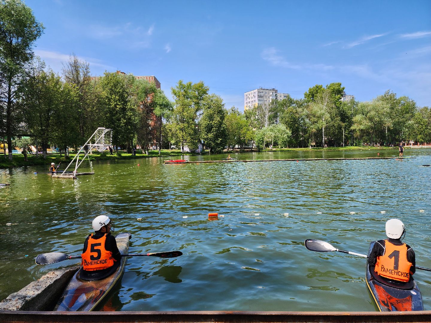 раменское, спорт, первенство по кануполо на озере Пионер,