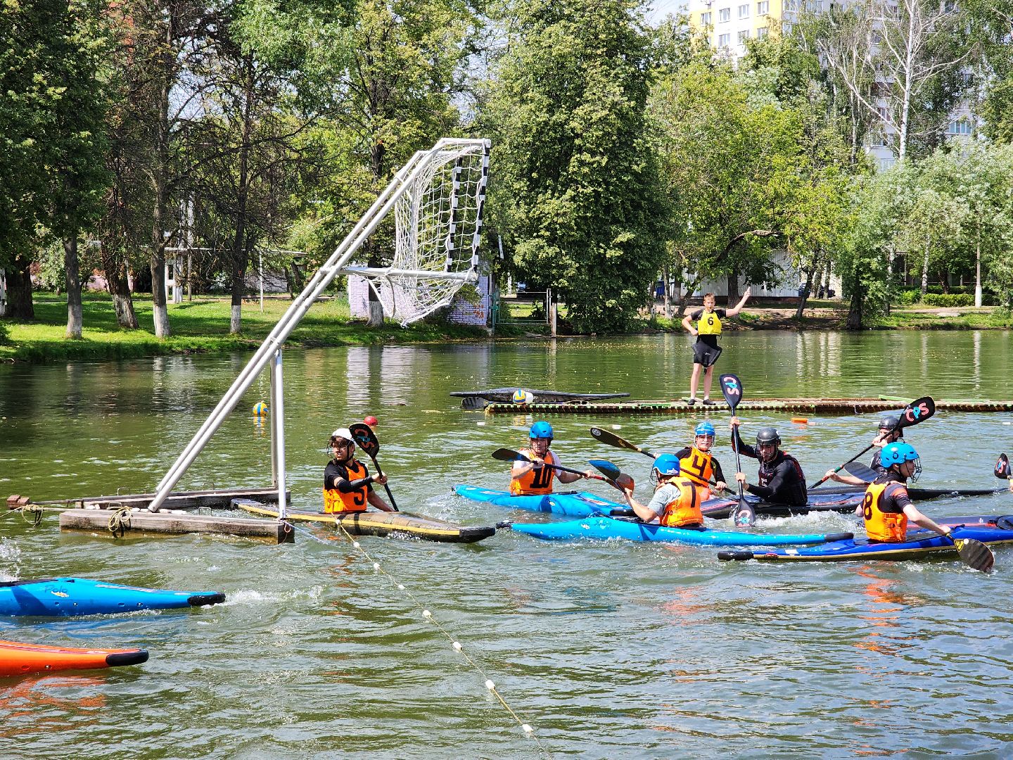 раменское, спорт, первенство по кануполо на озере Пионер,