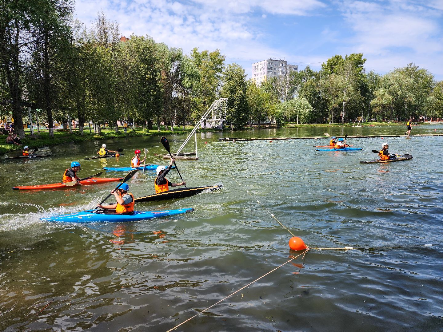 раменское, спорт, первенство по кануполо на озере Пионер,