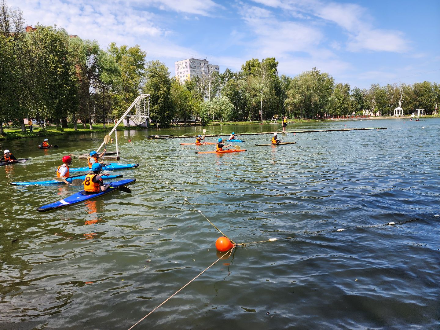 раменское, спорт, первенство по кануполо на озере Пионер,