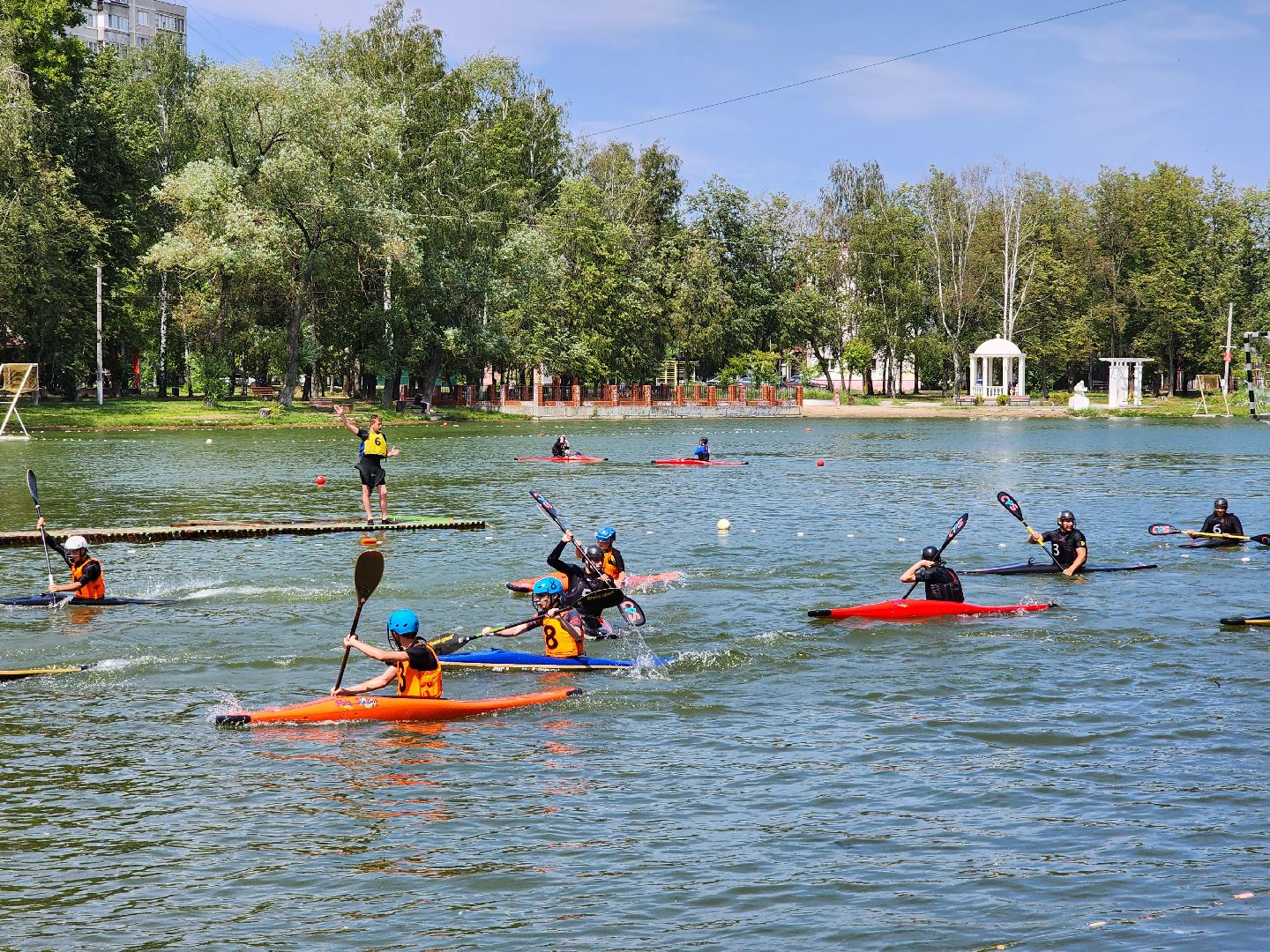раменское, спорт, первенство по кануполо на озере Пионер,