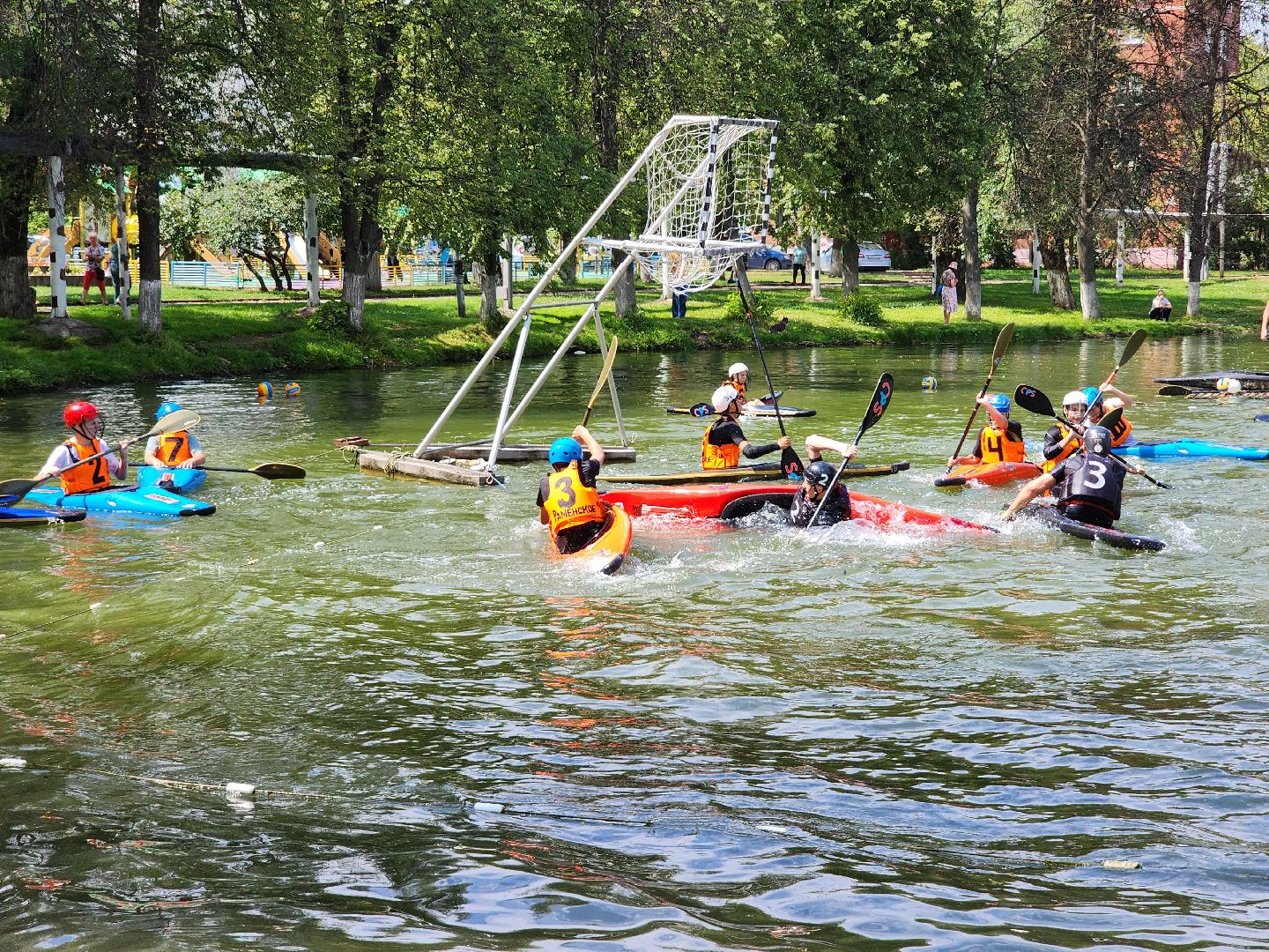 раменское, спорт, первенство по кануполо на озере Пионер,