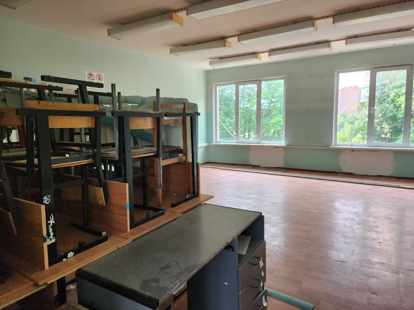 капистальный ремонт, капитальный ремонт школы, мытищи,