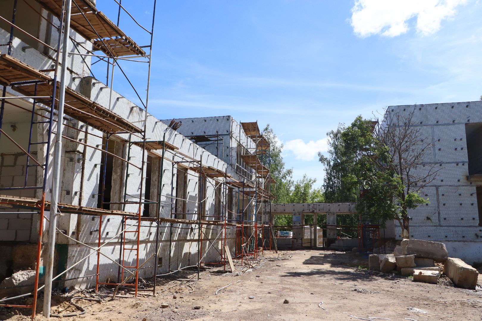 капремонт детского сада Журавушка, Серебряные Пруды,