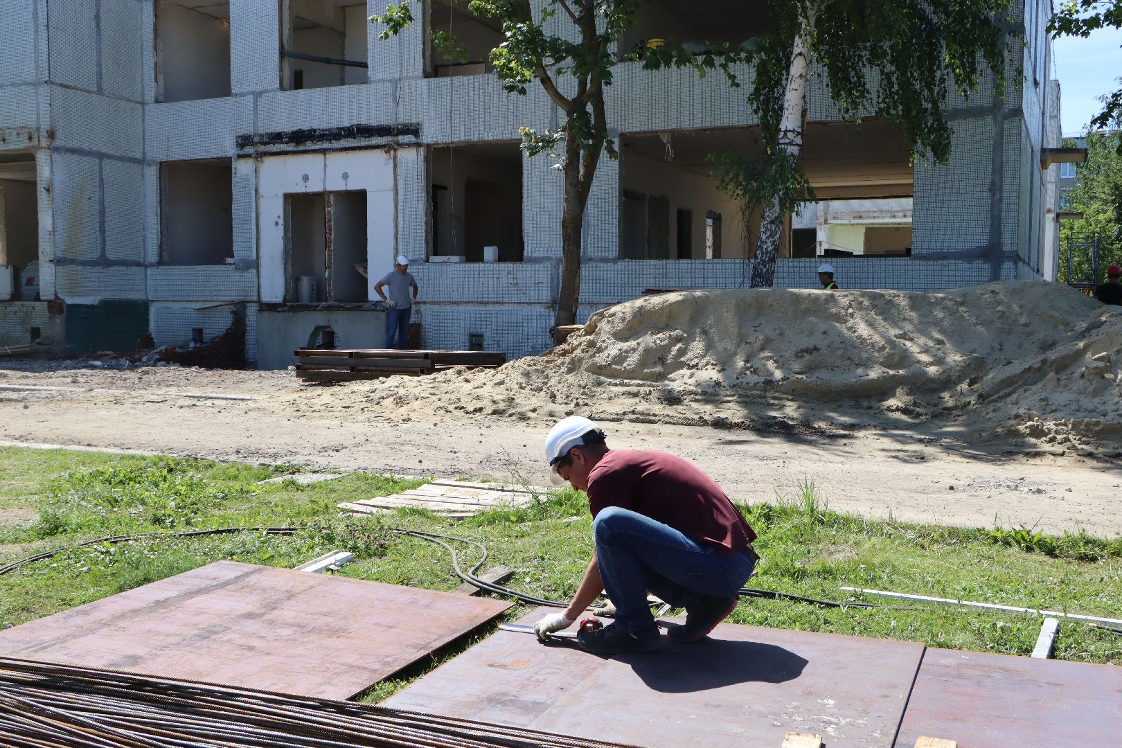 капремонт детского сада Журавушка, Серебряные Пруды,