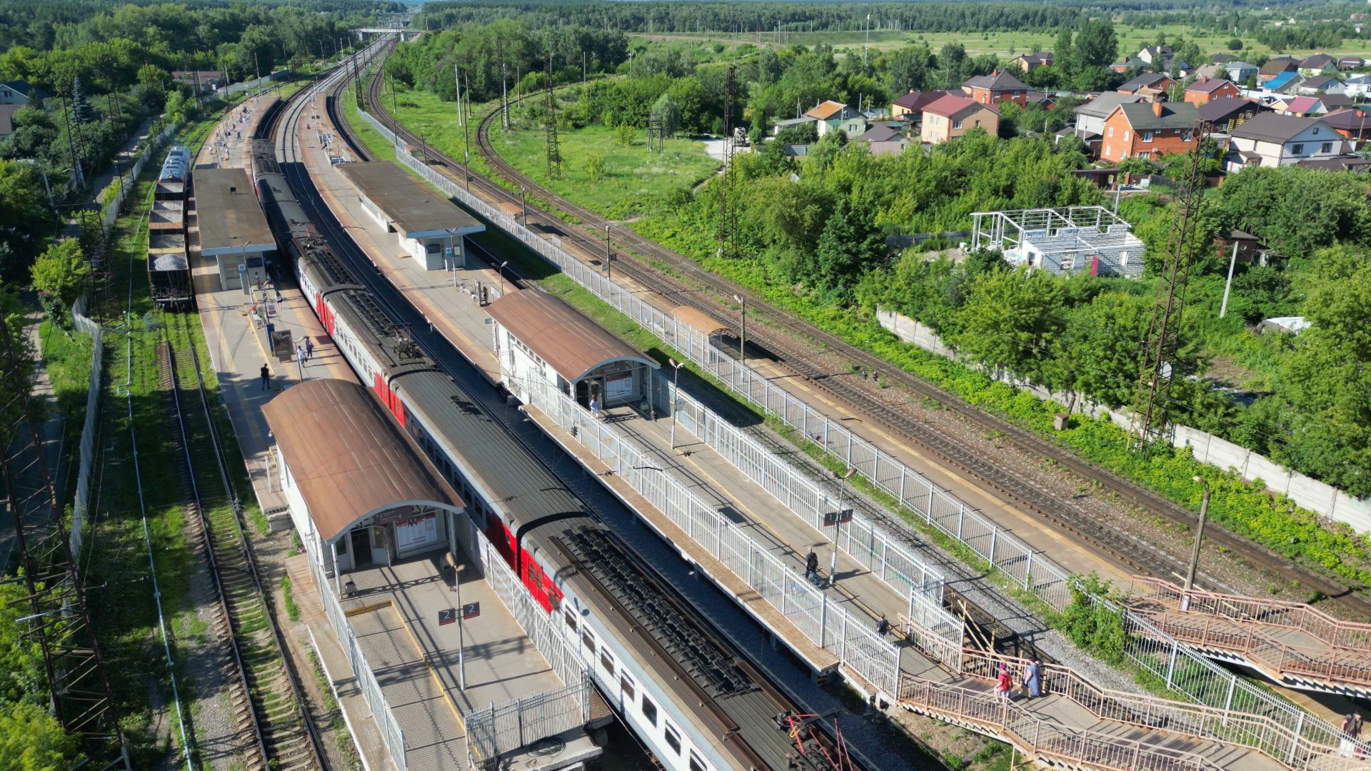 видео с коптера, воскресенск, путепровод, ремонт,