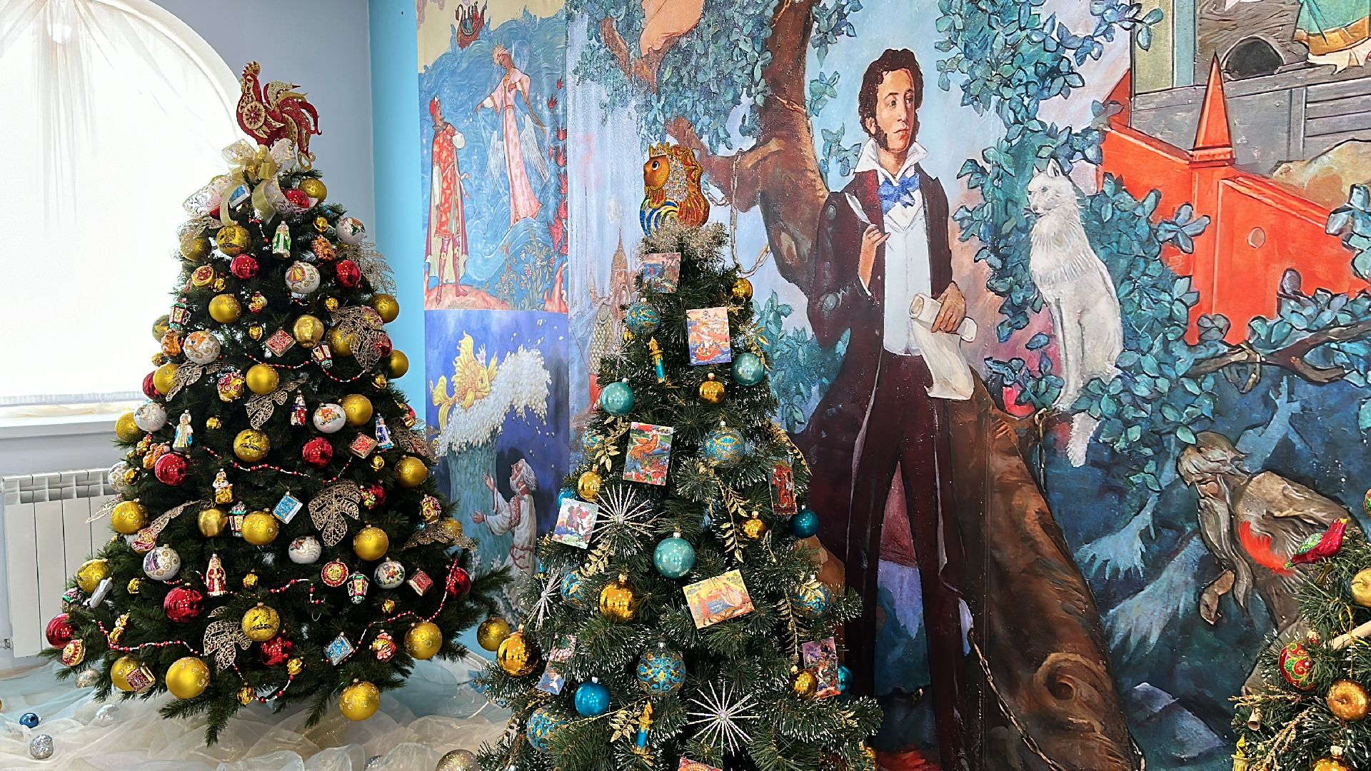 Клин, общество, культура, выставки, Пушкин, елочные игрушки,