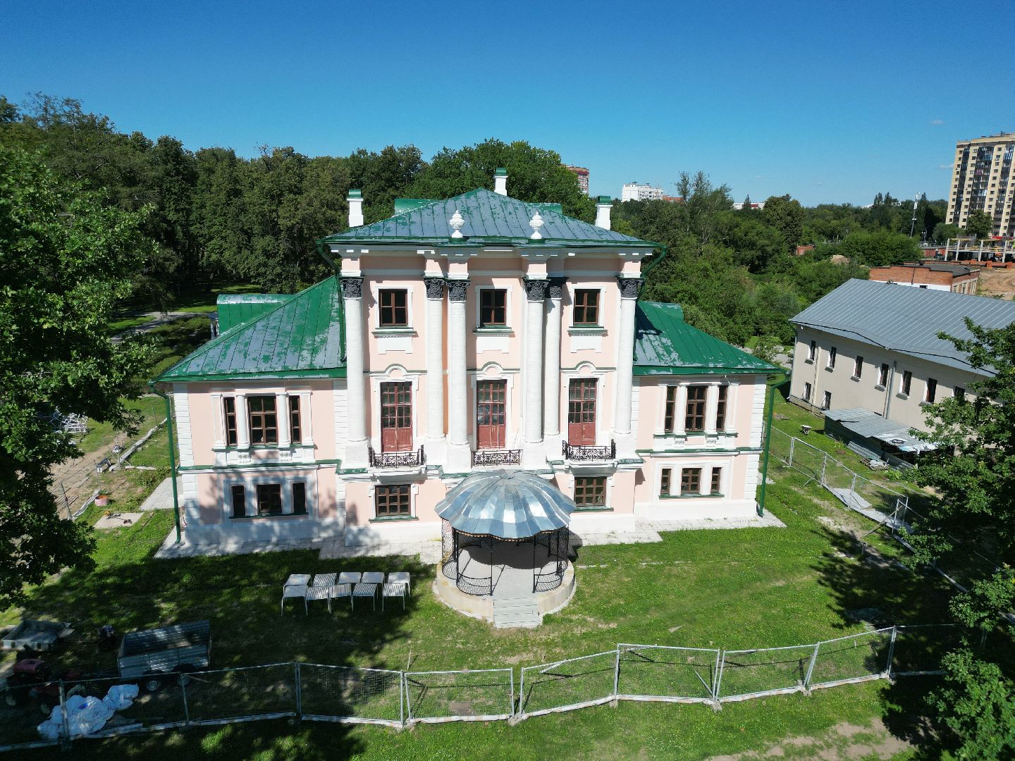 видео с коптера, воскресенск, лето,