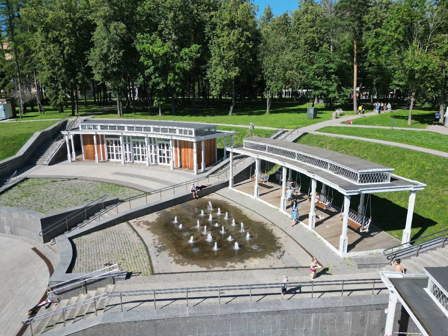 видео с коптера, воскресенск, лето,