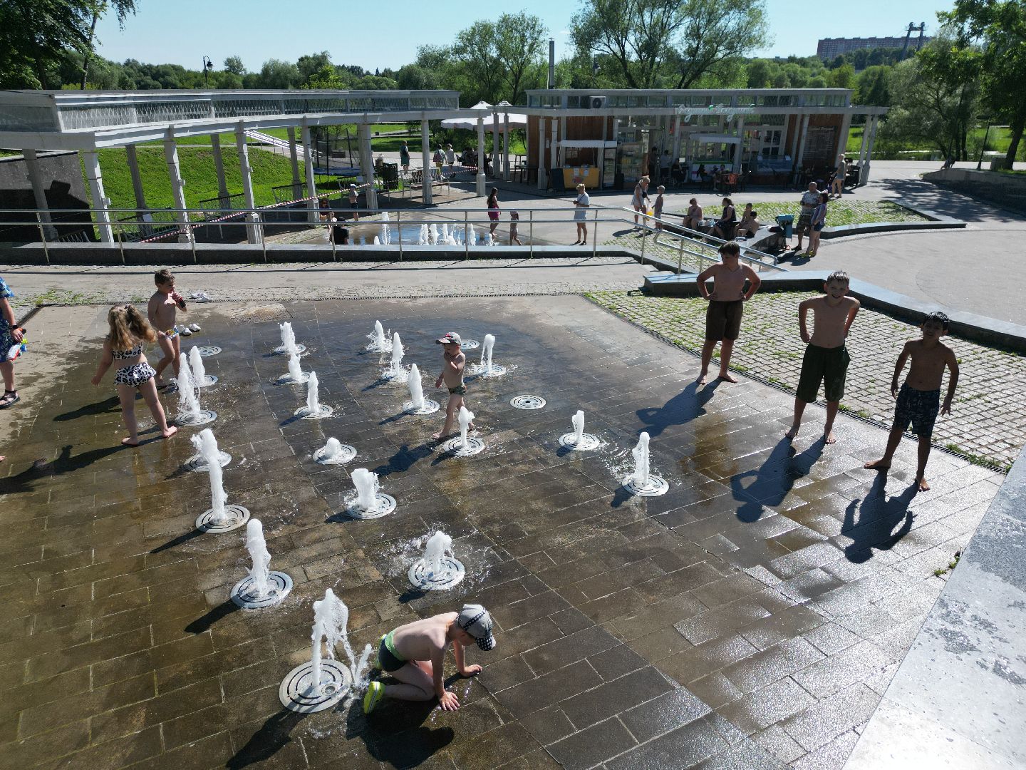 видео с коптера, воскресенск, лето,