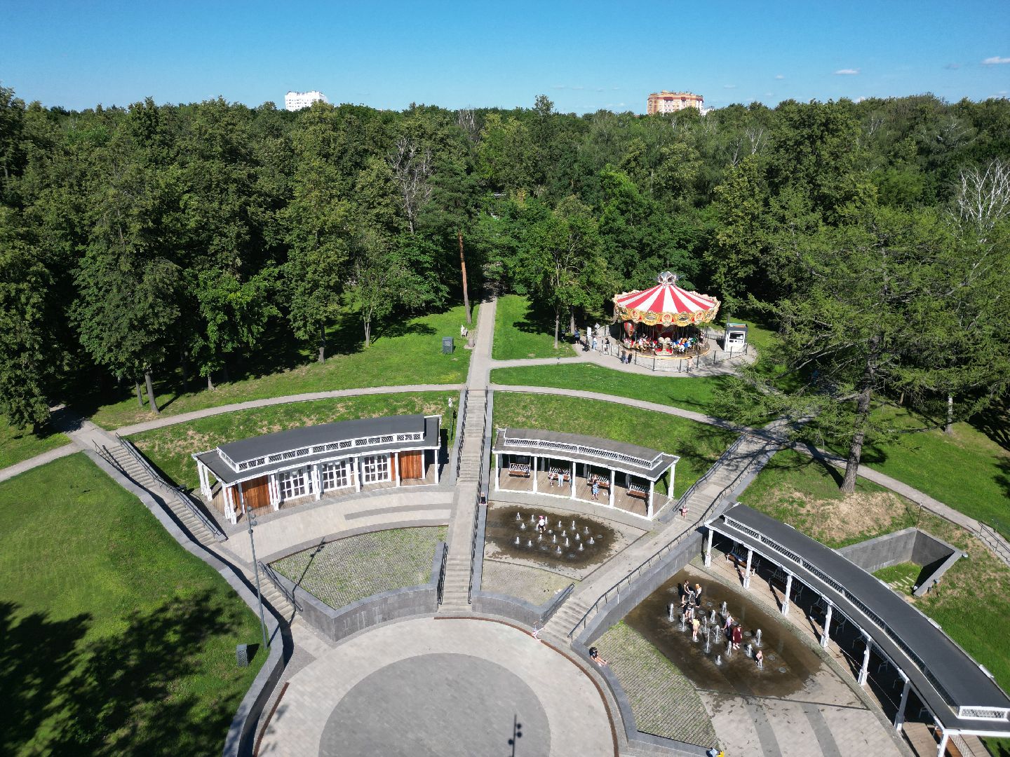 видео с коптера, воскресенск, лето,