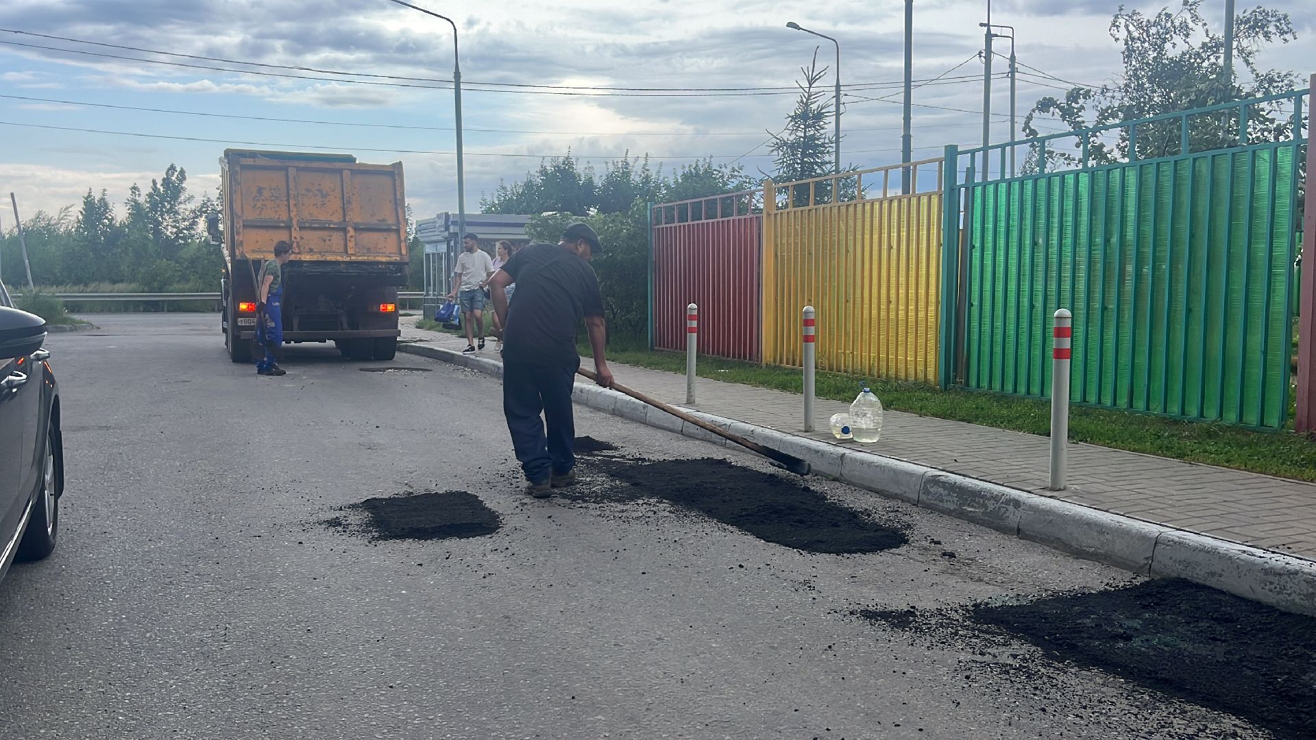 ремонт, дороги, ремонт дорог, ямы, ямы на дорогах, ямочный ремонт,