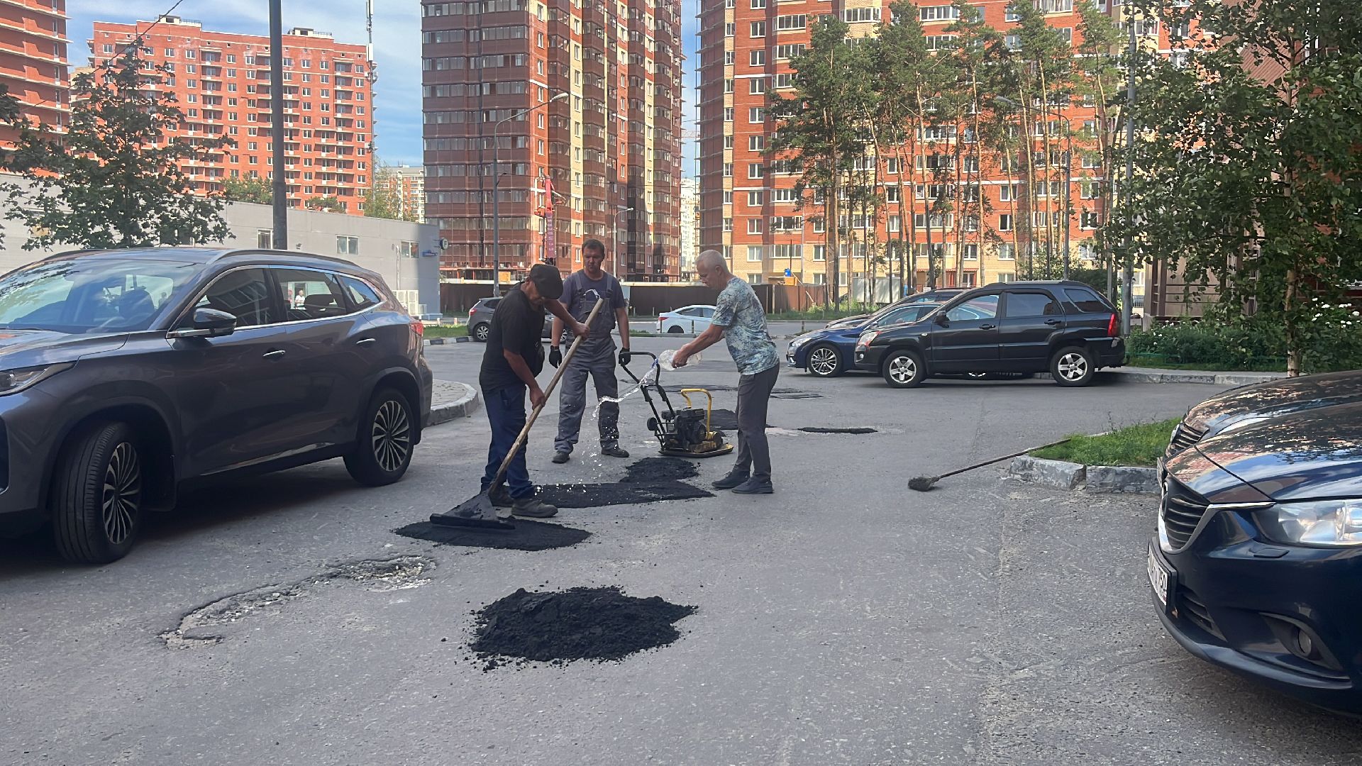 ремонт, дороги, ремонт дорог, ямы, ямы на дорогах, ямочный ремонт,