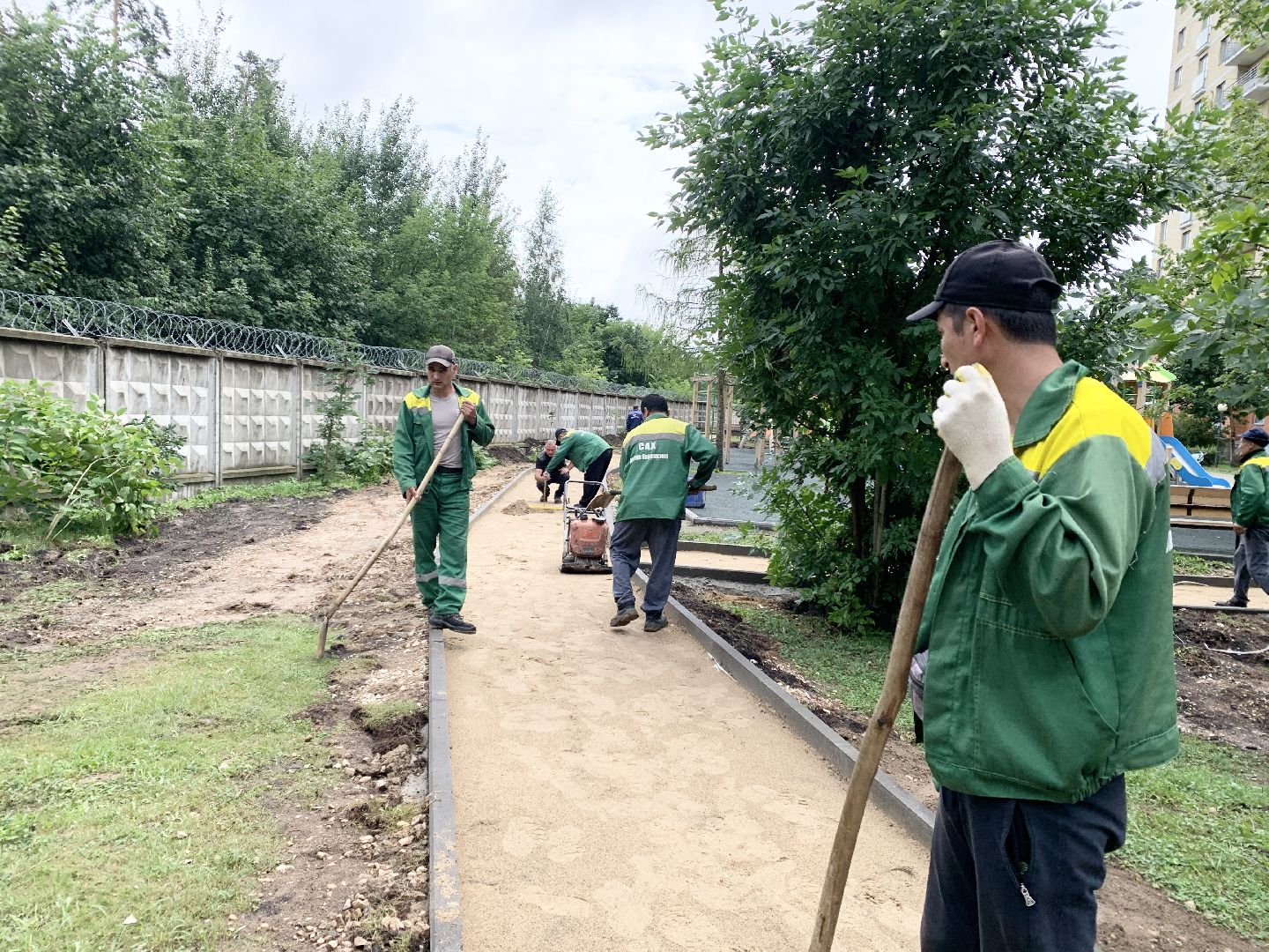 Балашиха, Подмосковье, благоустройство дворовой территории, модернизация детской площадки, зона воркаут,