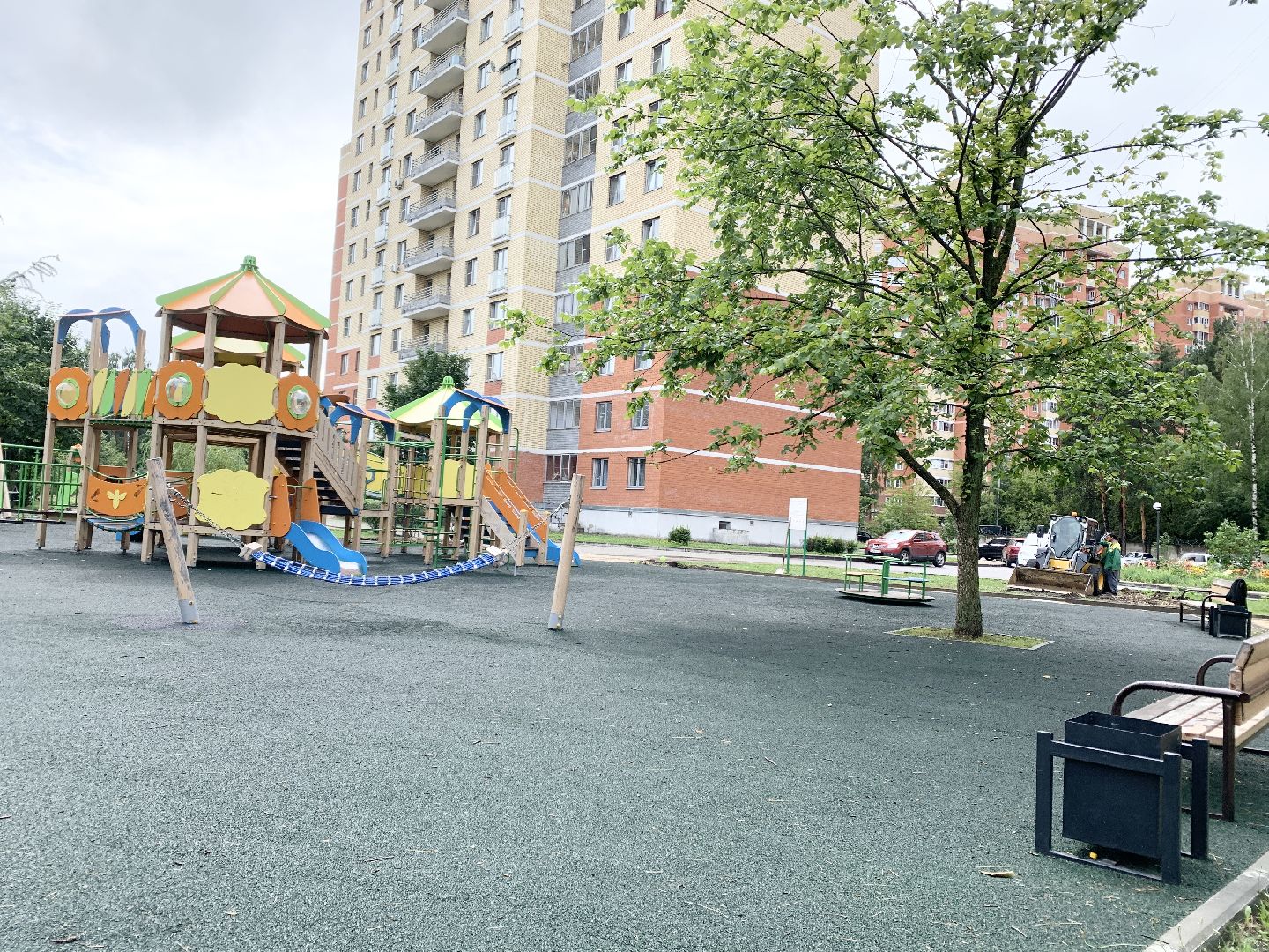 Балашиха, Подмосковье, благоустройство дворовой территории, модернизация детской площадки, зона воркаут,
