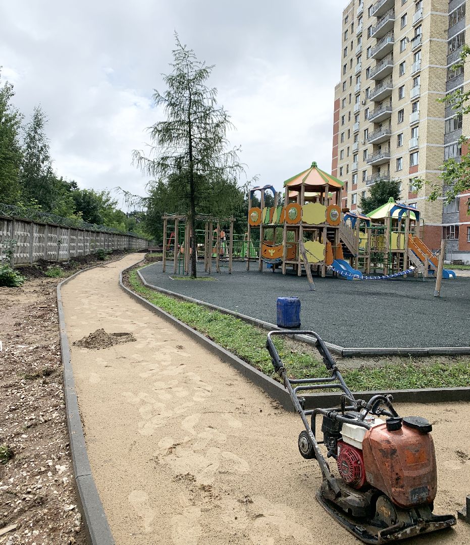 Балашиха, Подмосковье, благоустройство дворовой территории, модернизация детской площадки, зона воркаут,