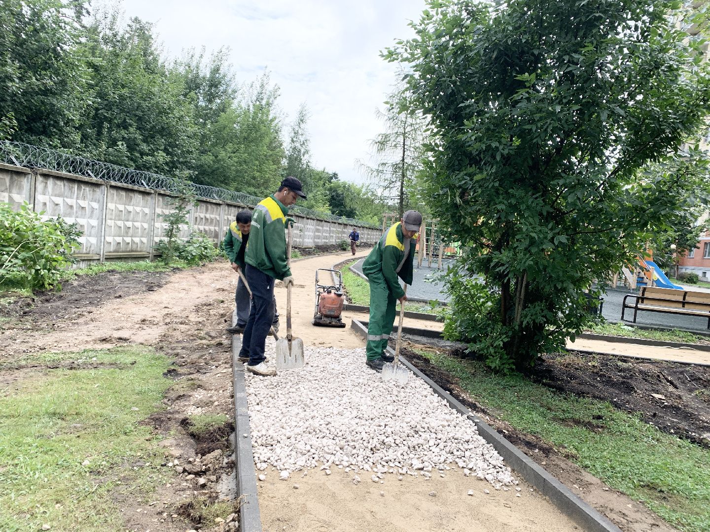 Балашиха, Подмосковье, благоустройство дворовой территории, модернизация детской площадки, зона воркаут,