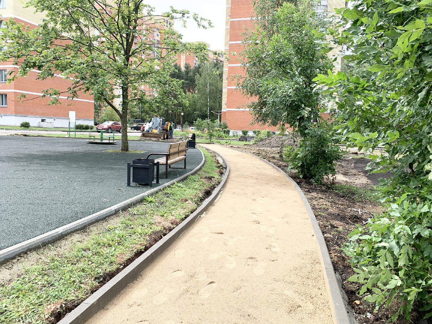 Балашиха, Подмосковье, благоустройство дворовой территории, модернизация детской площадки, зона воркаут,