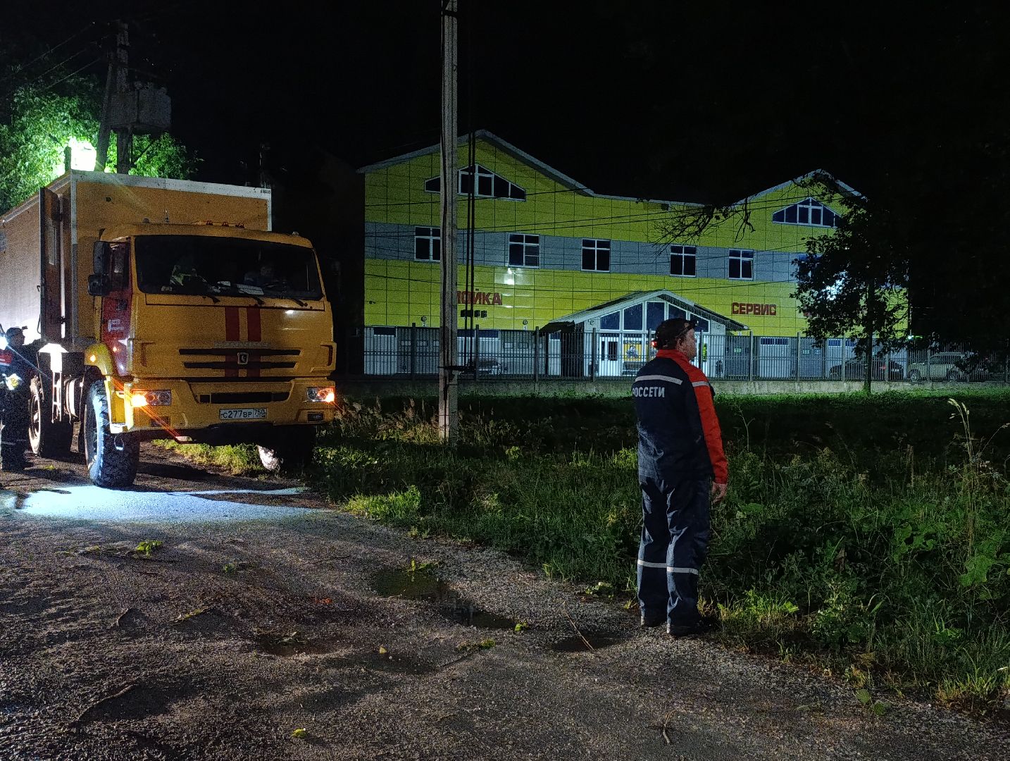 Бронницы, Энергетики, Восстановление электричества, Россети Московский регион,