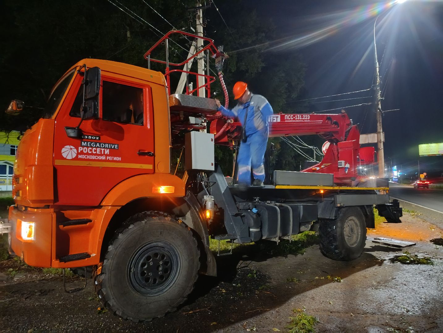 Бронницы, Энергетики, Восстановление электричества, Россети Московский регион,