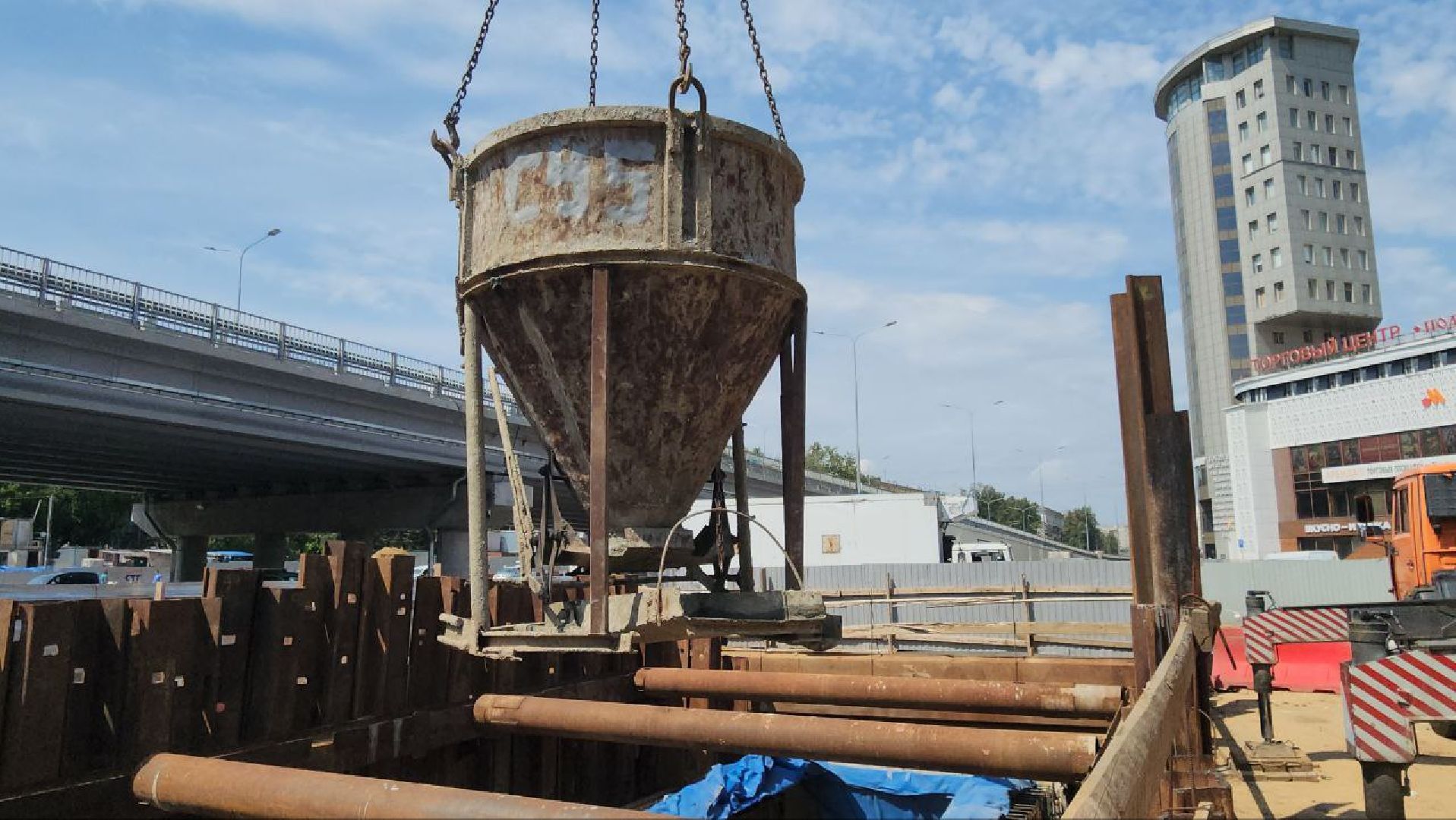 Люберцы, эстакада на Октябрьском проспекте, подземный пешеходный переход,