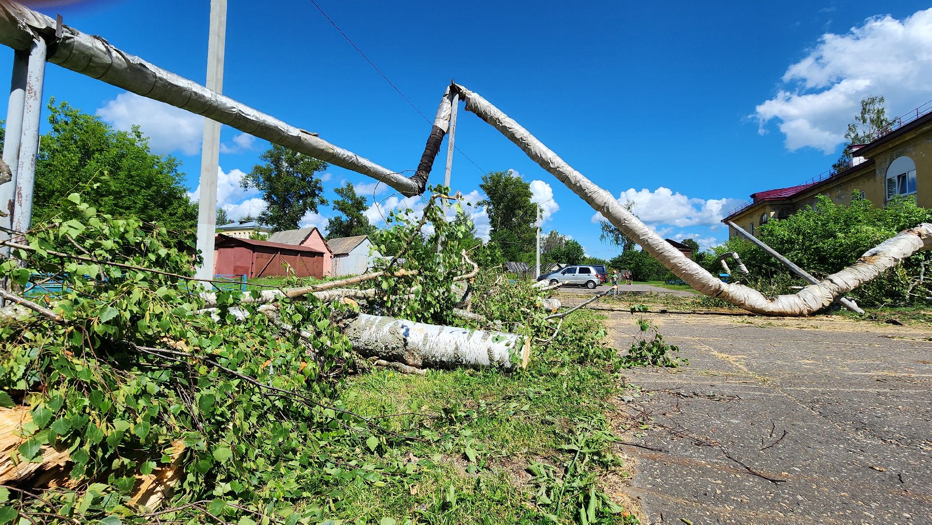 ураган, Стихия, Рошаль, Большая Шатура, Орхан, устранение последствий, жкх,