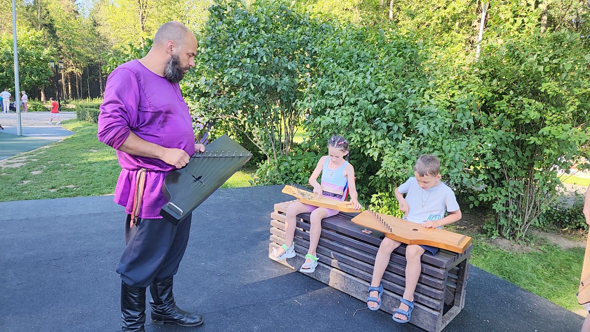 Одинцово, русский двор, русская община, традиционные праздники, день семьи любви и верности, гусли, русская культура,