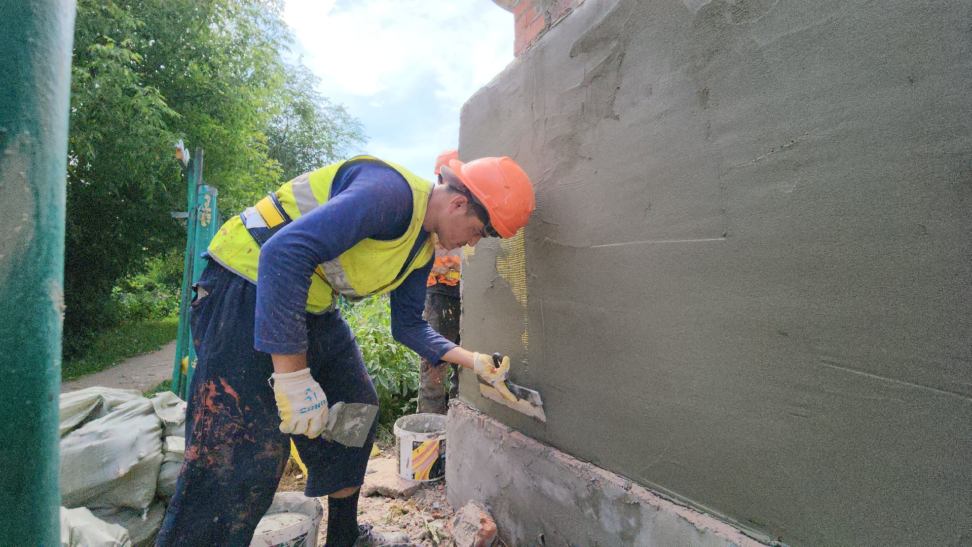 серпухов, улица красный текстильщик, жкх, ремонт фасада дома, капремонт жилого фонда,