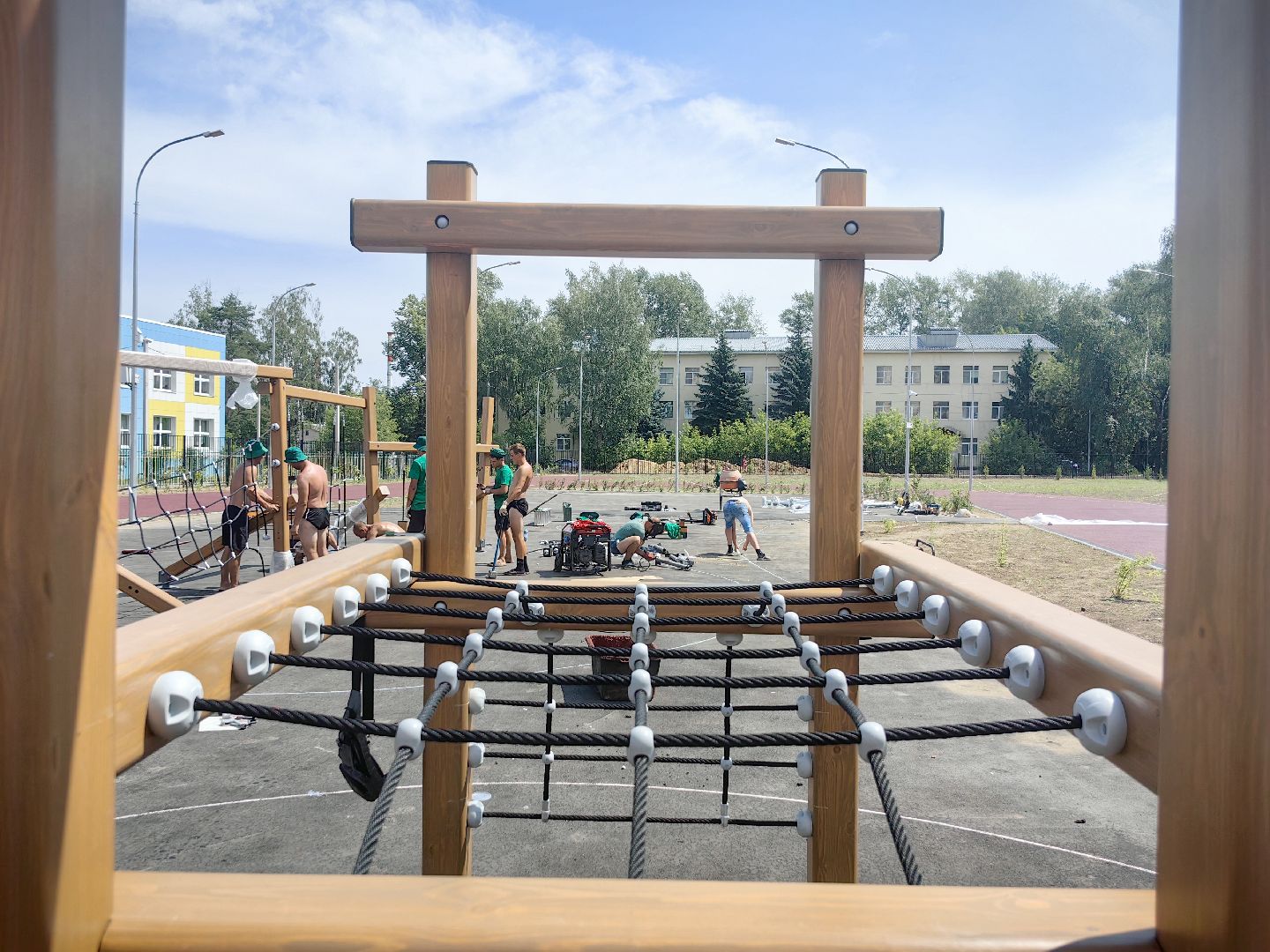 школа, строительство, образование, благоустойство, озеленение, спортивное ядро, щёлково,