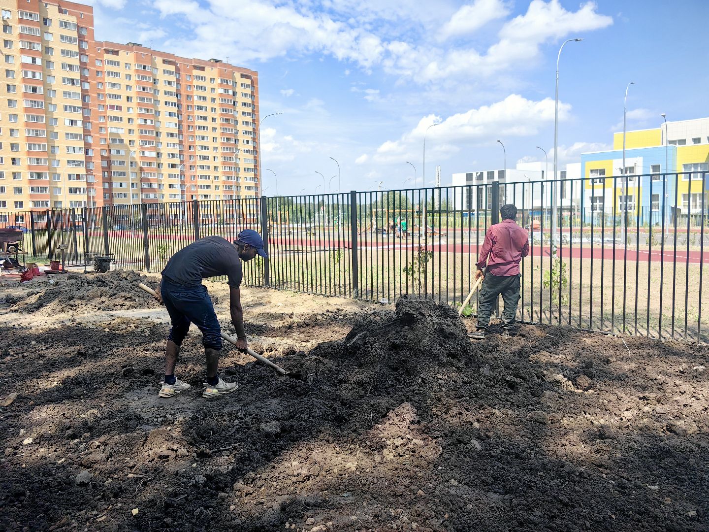 школа, строительство, образование, благоустойство, озеленение, спортивное ядро, щёлково,