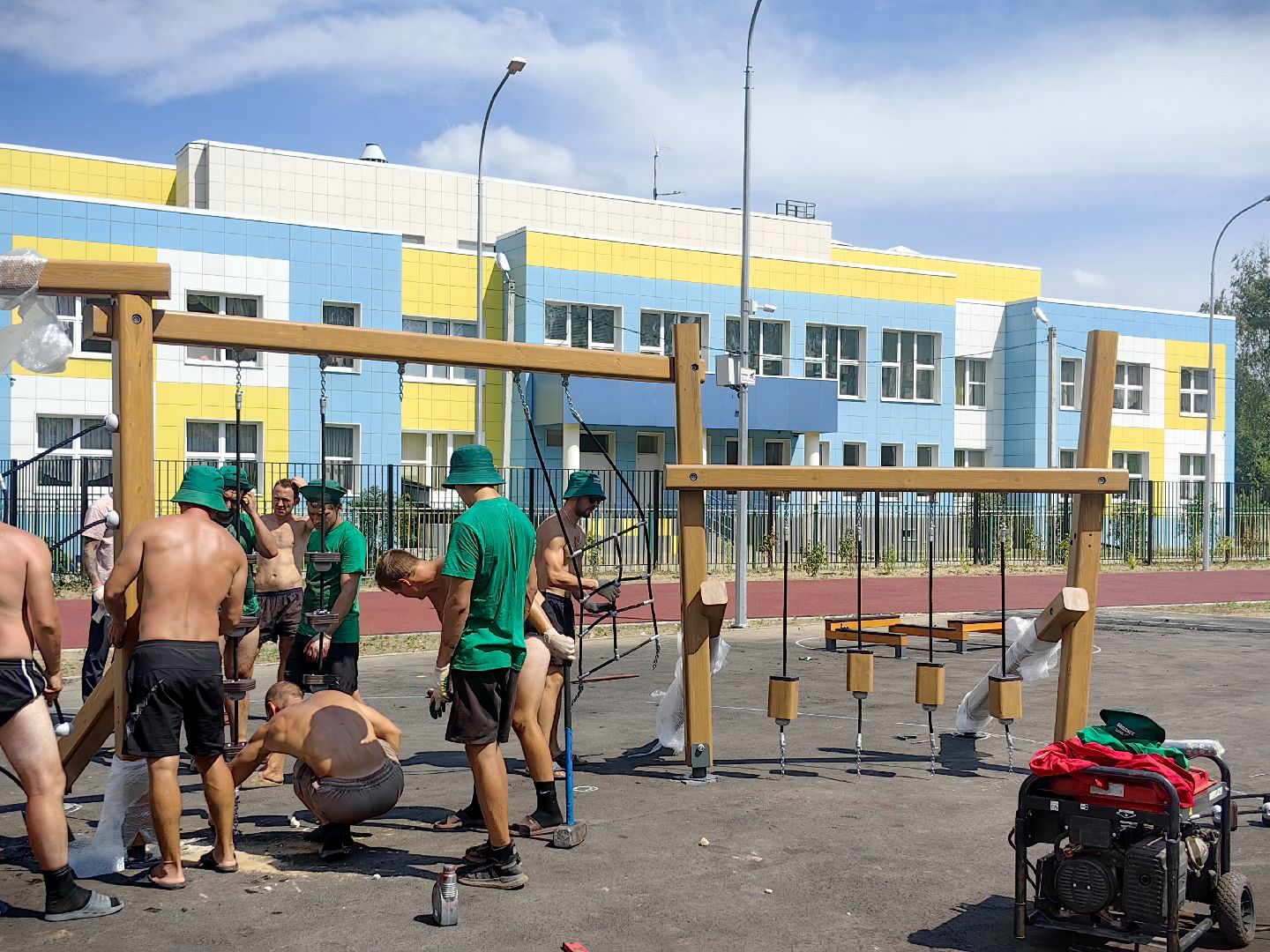 школа, строительство, образование, благоустойство, озеленение, спортивное ядро, щёлково,