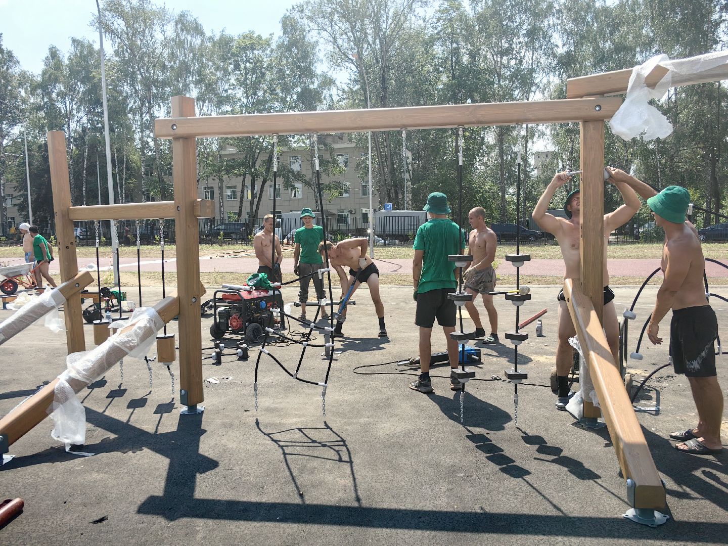 школа, строительство, образование, благоустойство, озеленение, спортивное ядро, щёлково,