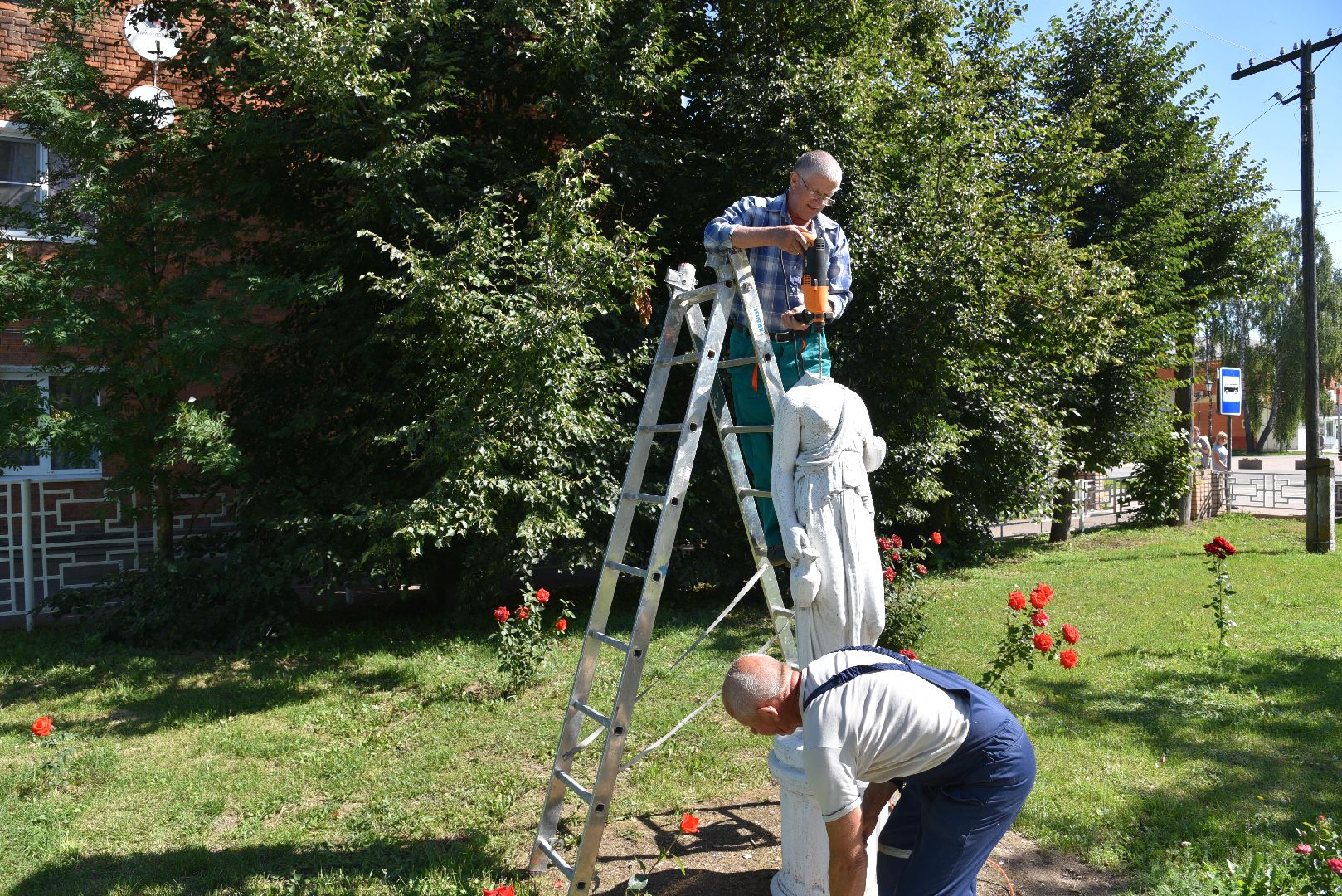 лотошино, лотошинская дши, сквер, правонарушение,