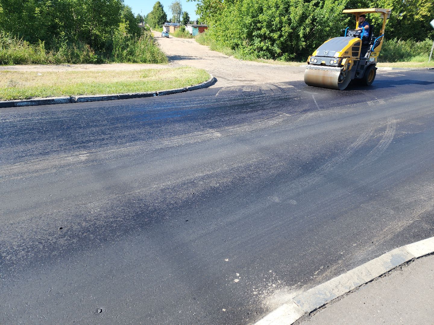 серпухов, подмосковье, укладка асфальта, дорога, ремонт дорог,