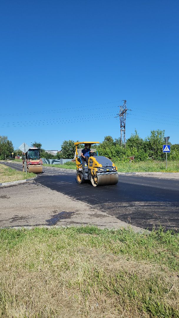 серпухов, подмосковье, укладка асфальта, дорога, ремонт дорог,