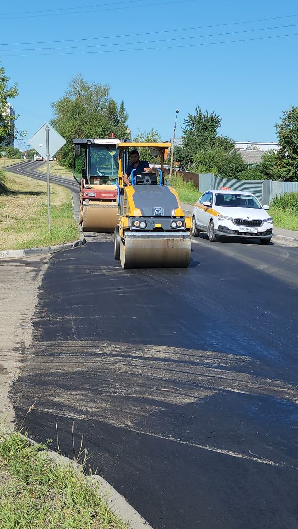 серпухов, подмосковье, укладка асфальта, дорога, ремонт дорог,