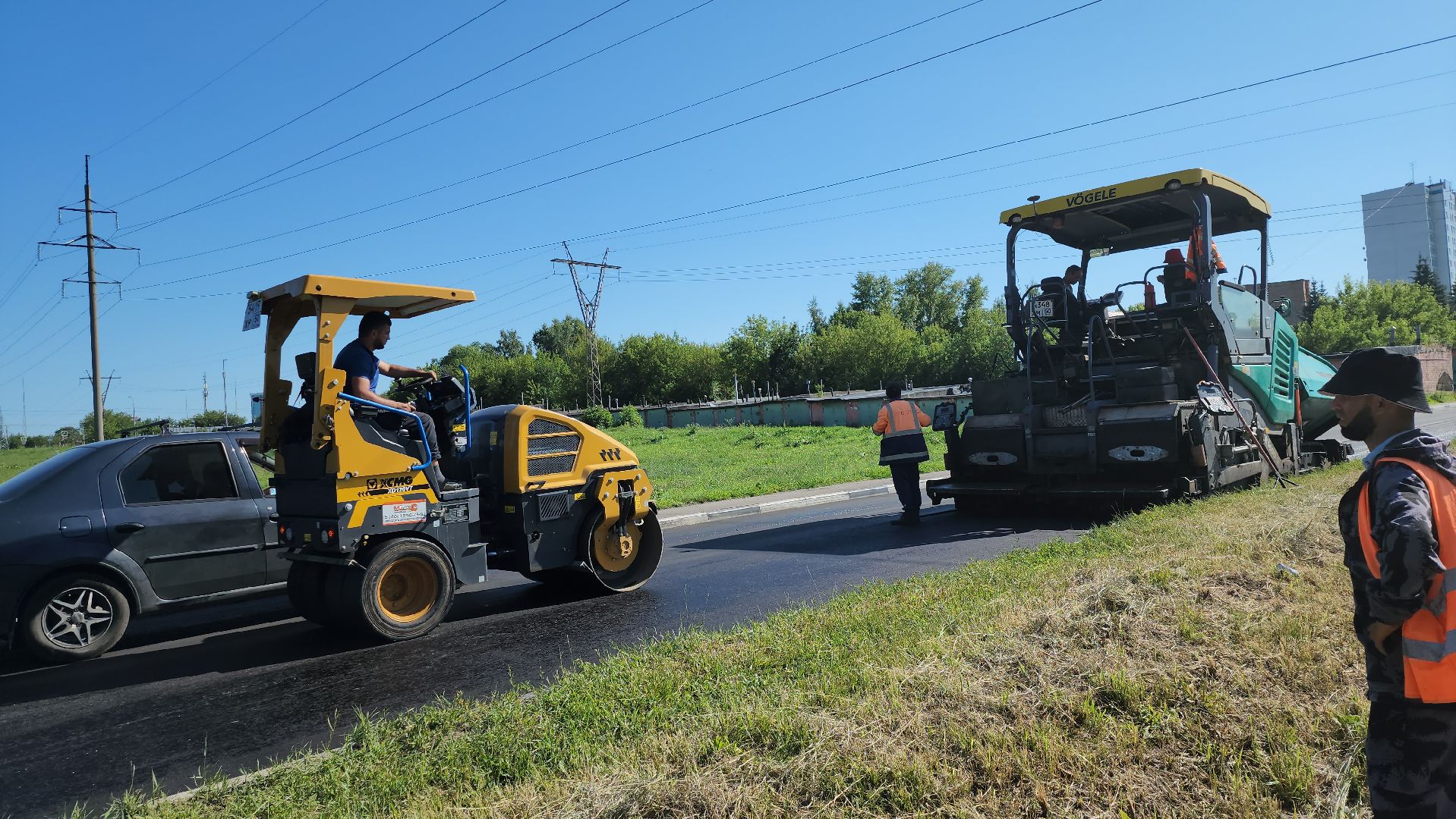 серпухов, подмосковье, укладка асфальта, дорога, ремонт дорог,