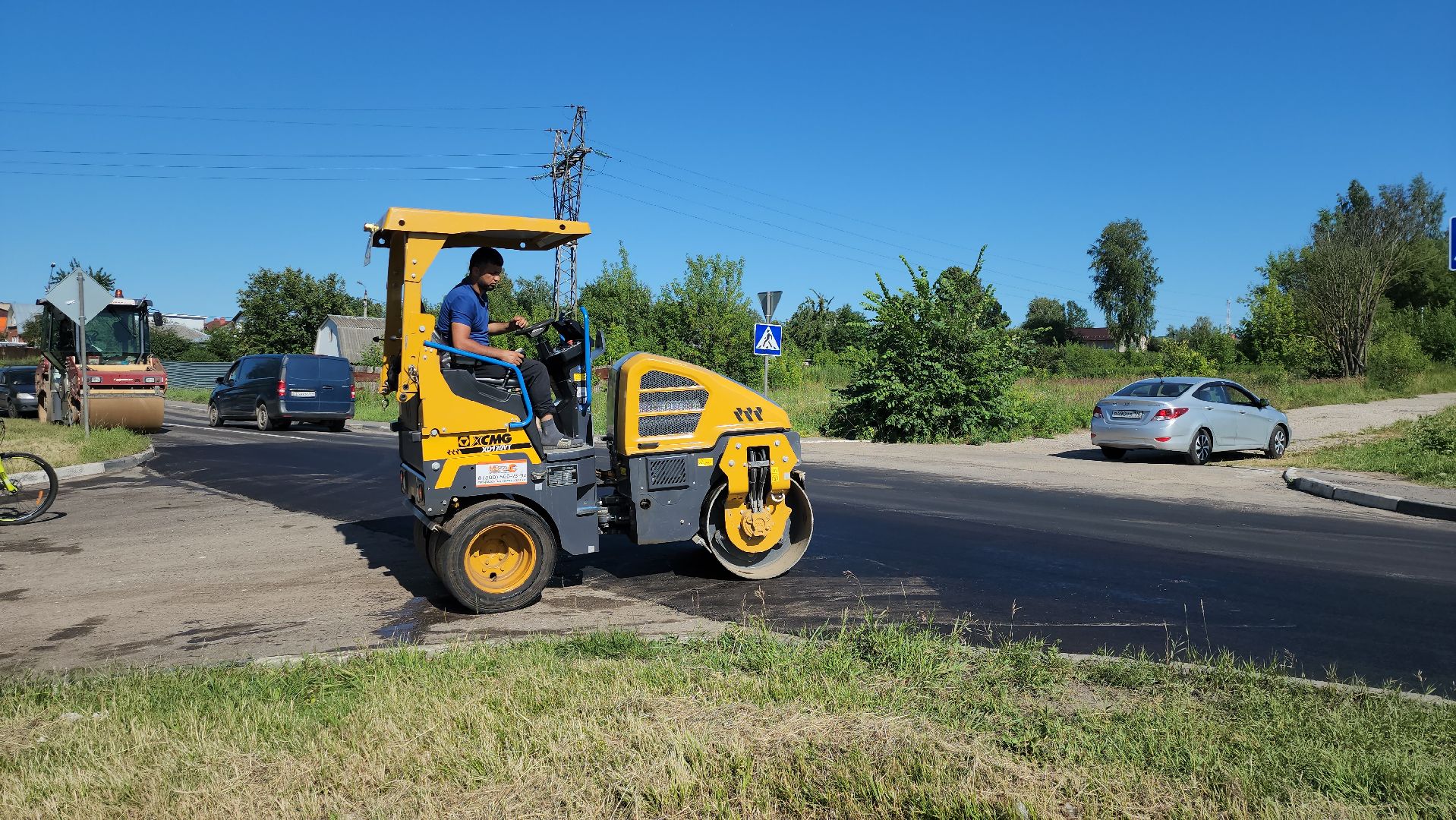 серпухов, подмосковье, укладка асфальта, дорога, ремонт дорог,