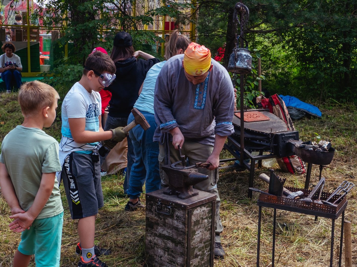 культура, истра, мероприятие, мастер-класс, кузнецы,