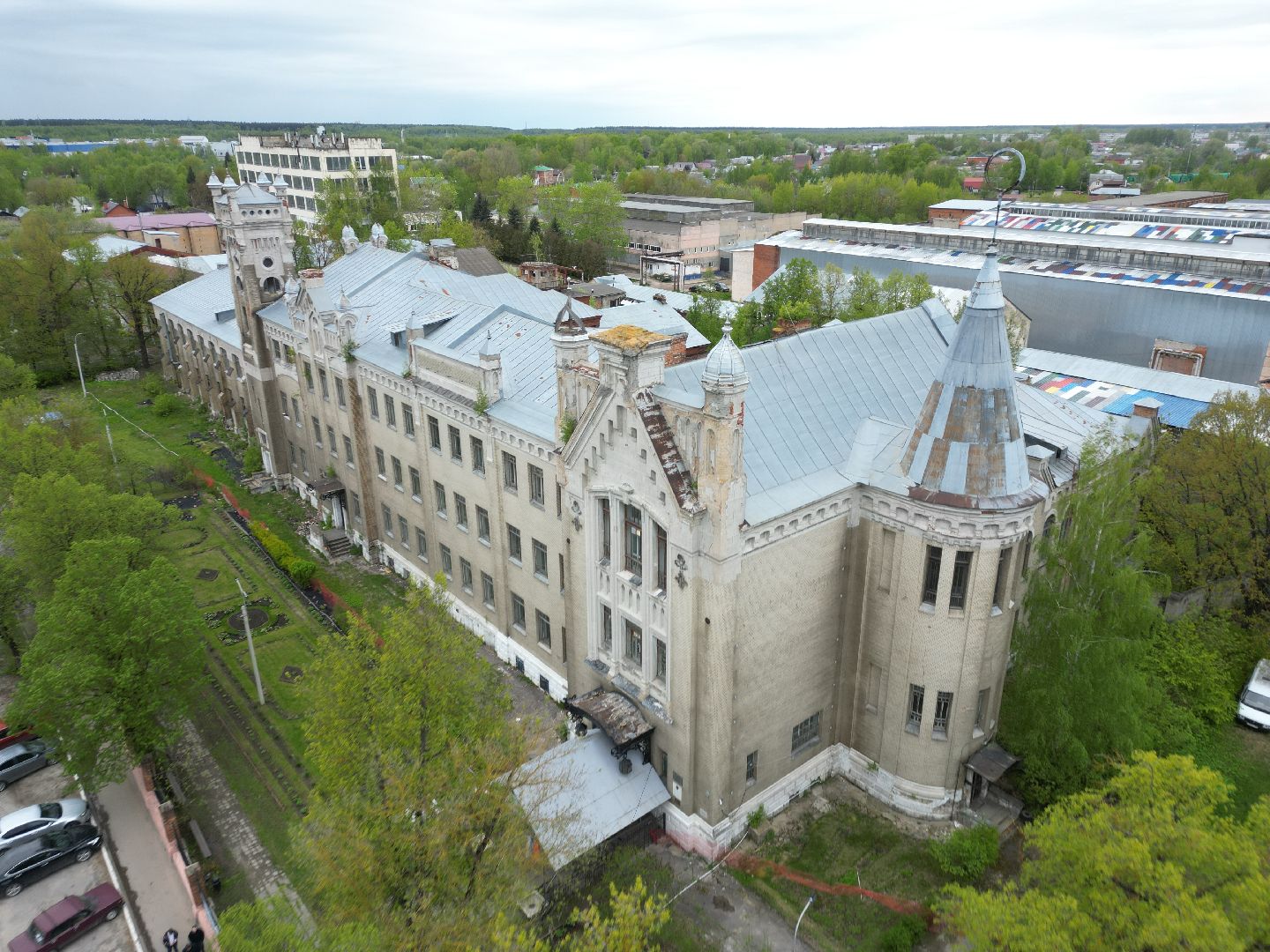 видео с коптера, станкин, университет,