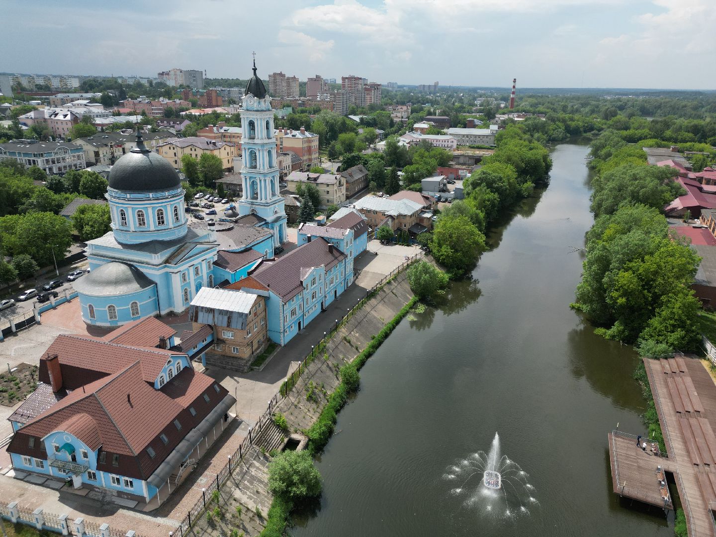 видео с коптера, собор, храм,