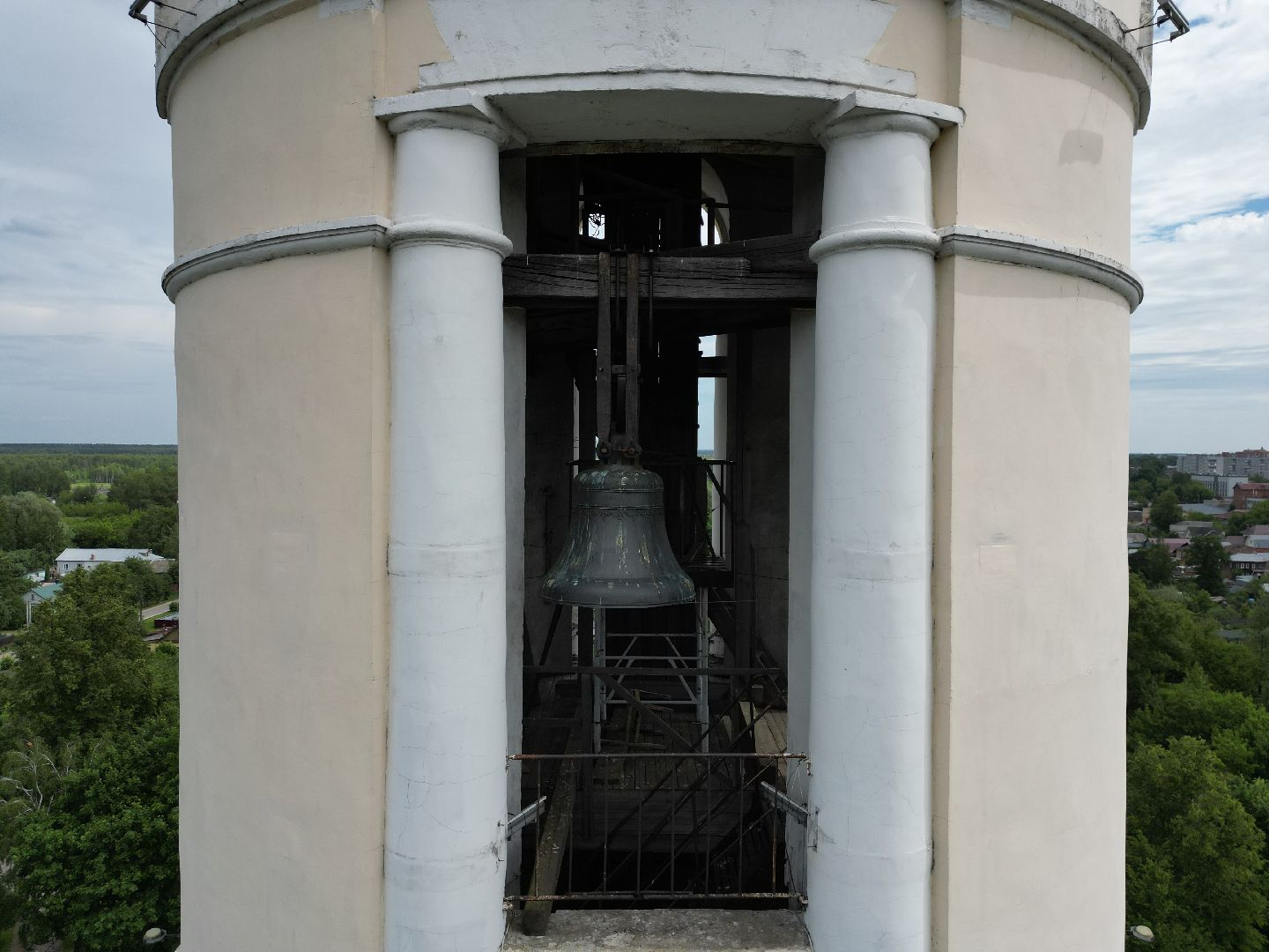 видео с коптера, церковь, храм,