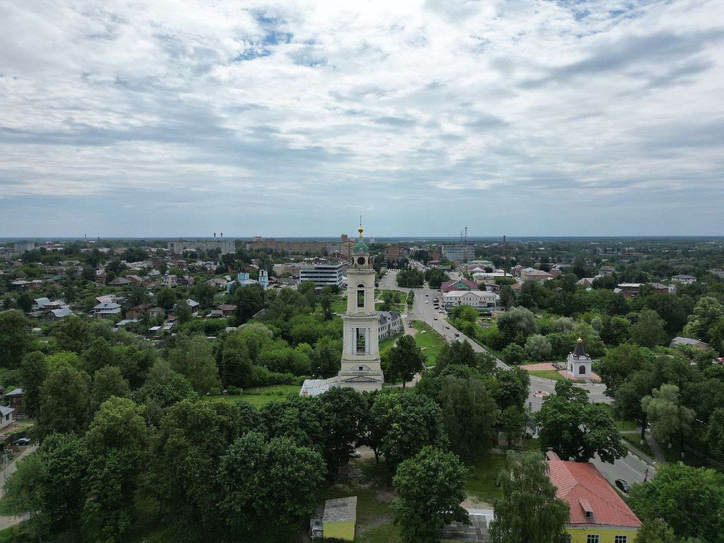 видео с коптера, церковь, храм,