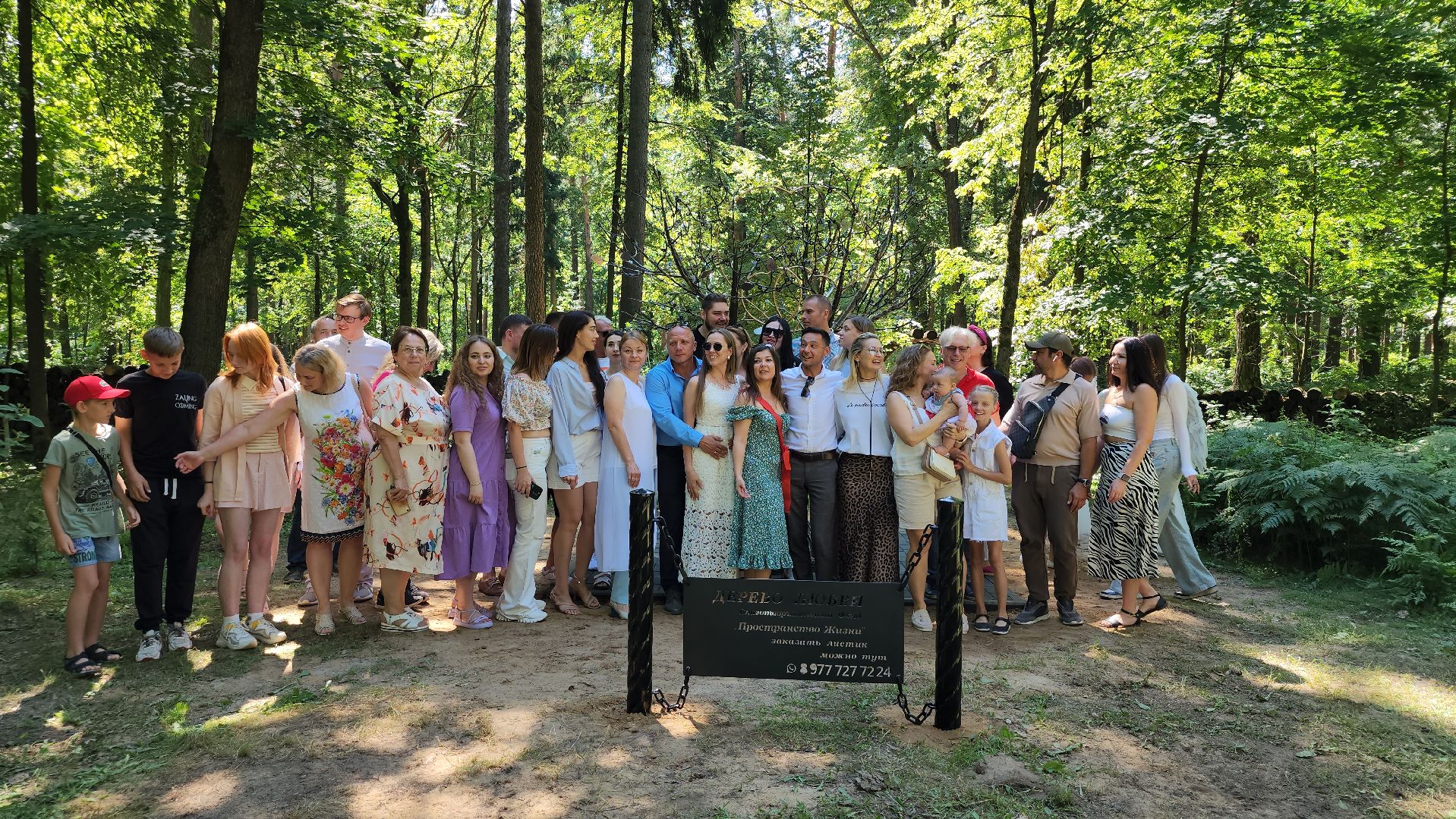 экологический проект, Дерево любви, парк Волхонка, Ногинск, Богородский городской округ,