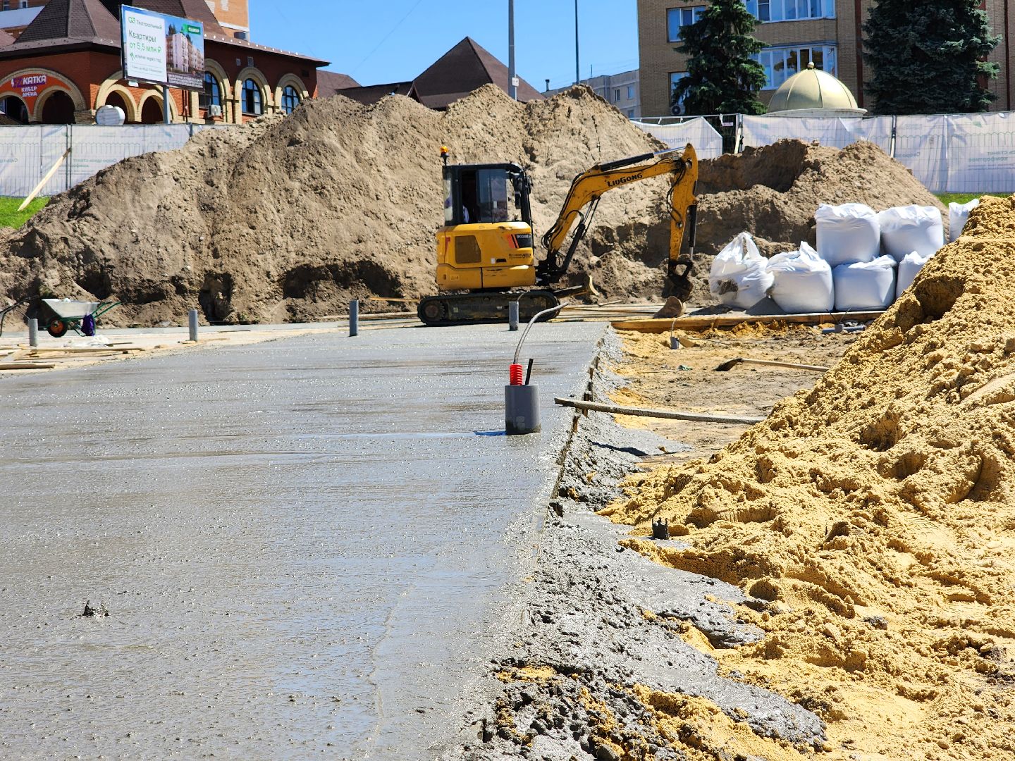 раменское, благоустройство, реконструкция площади Победы,